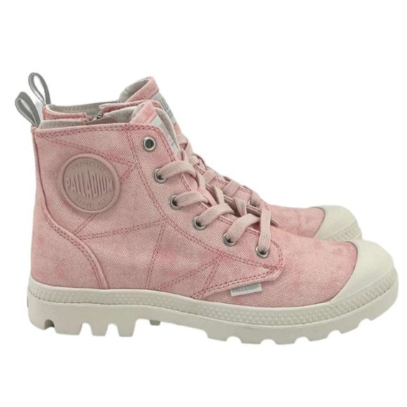 Palladium | Women's Pampa Zip Desert Wash Hi-Tops | Pink | Size 7 - Picture 3 of 6